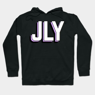 jesus loves you (purple) Hoodie